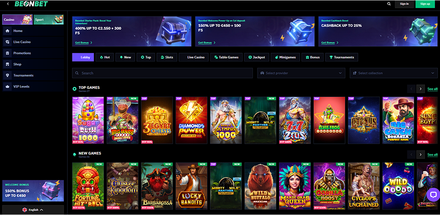 Beonbet Casino Slots