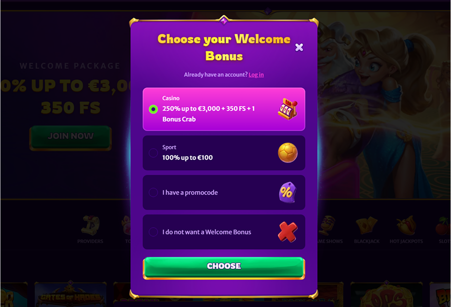 Midas Luck Registration