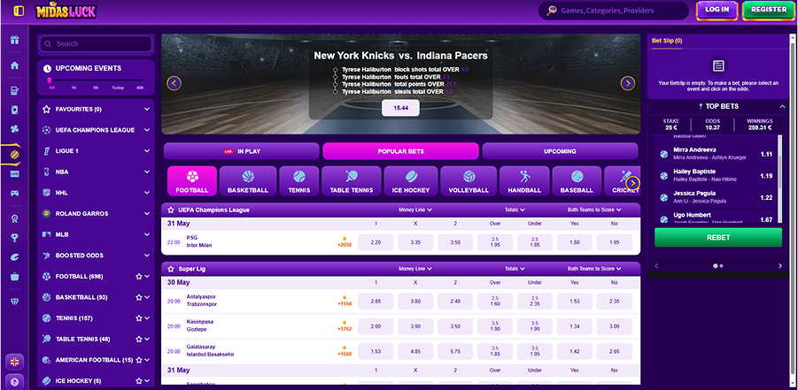 Midas Luck Sports