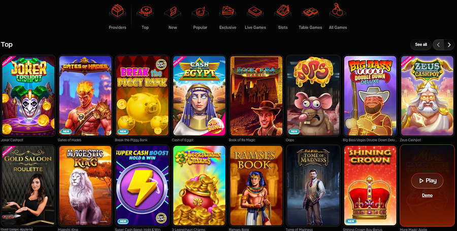 Revolution Casino Slots
