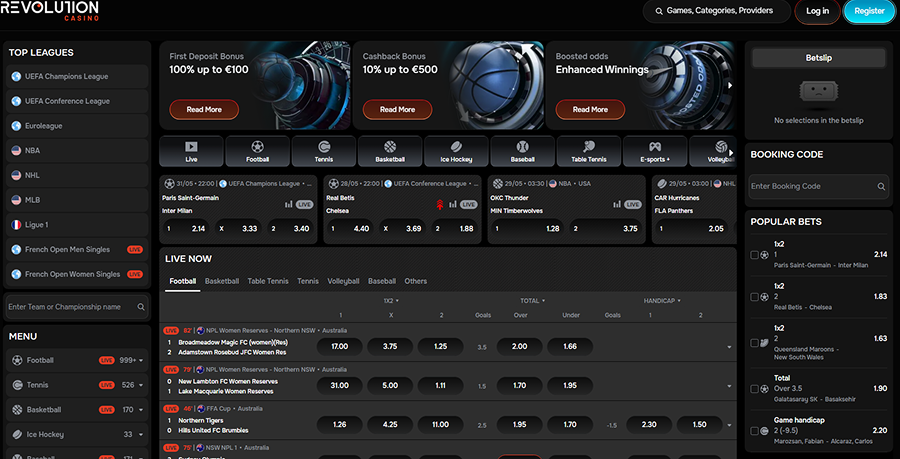 Revolution Casino Sports