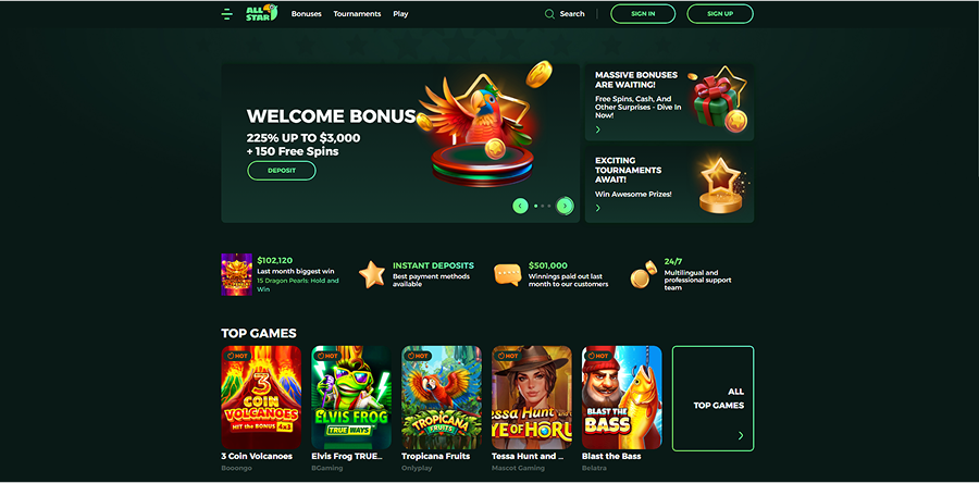 AllStar Casino Home
