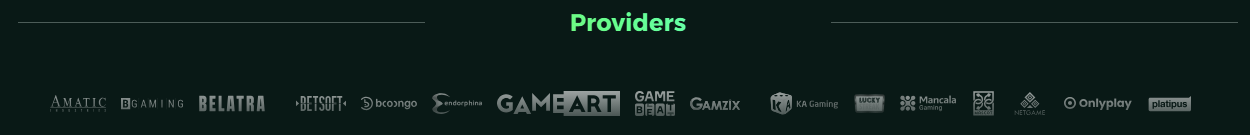 Betlabel Casino Providers