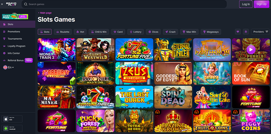 BravoPlay Casino Slots