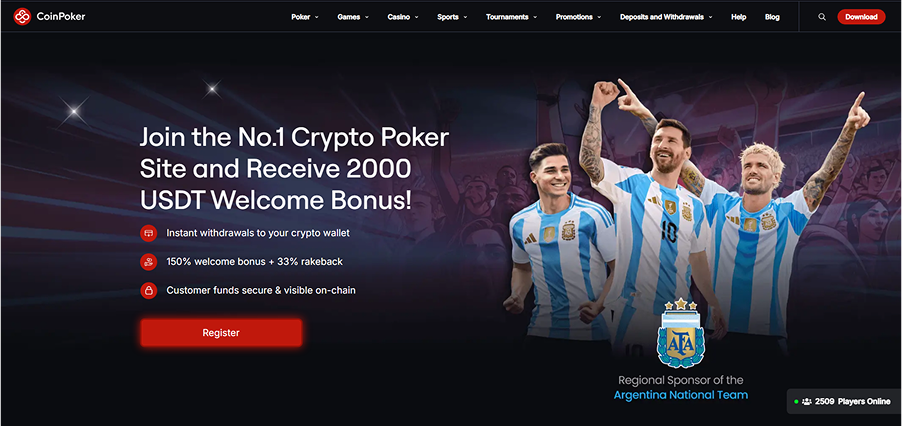 Coinpoker home