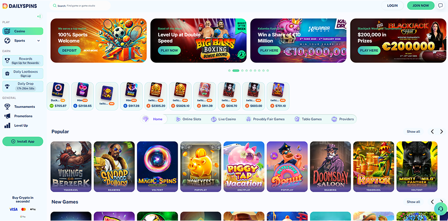 Dailyspins Casino Slots