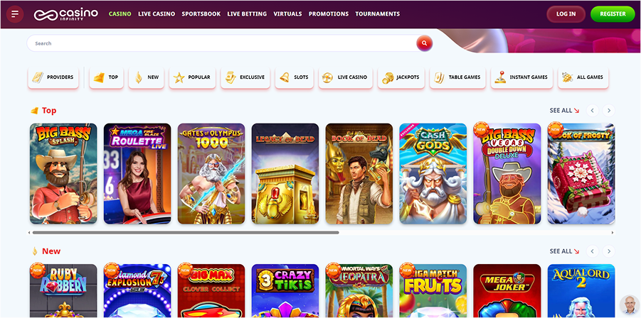Infinity Casino Slots