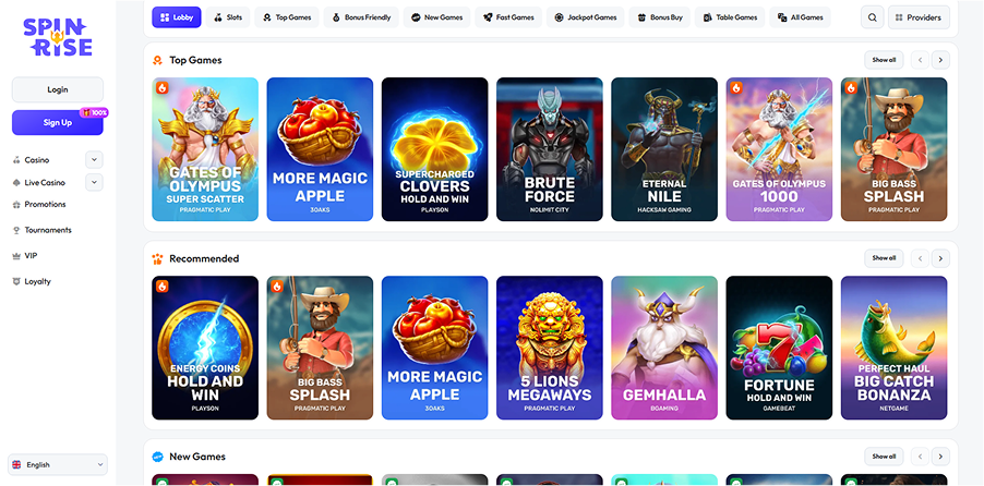 Spinrise Casino Slots