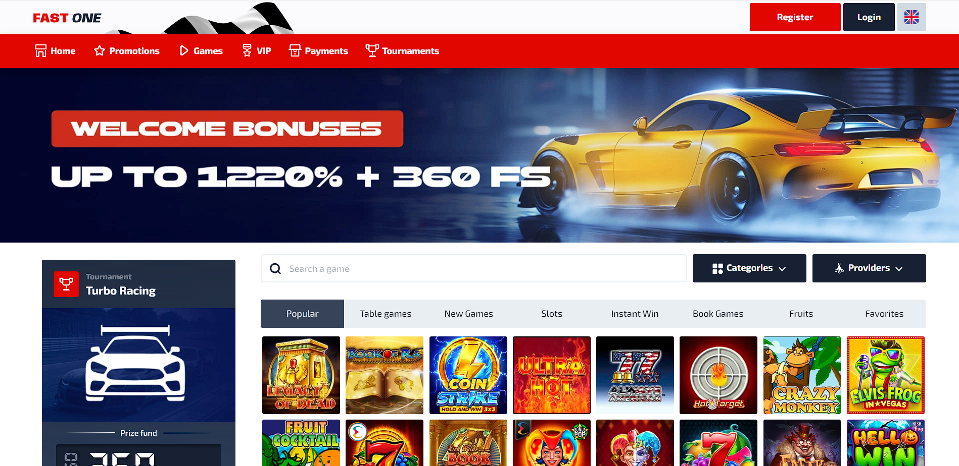 FAST ONE Casino: $20 No Deposit Bonus for Players – «POKERMIRA»