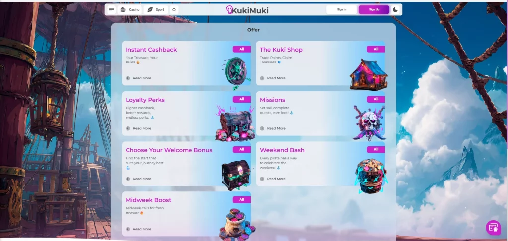 KukiMuki casino promotions
