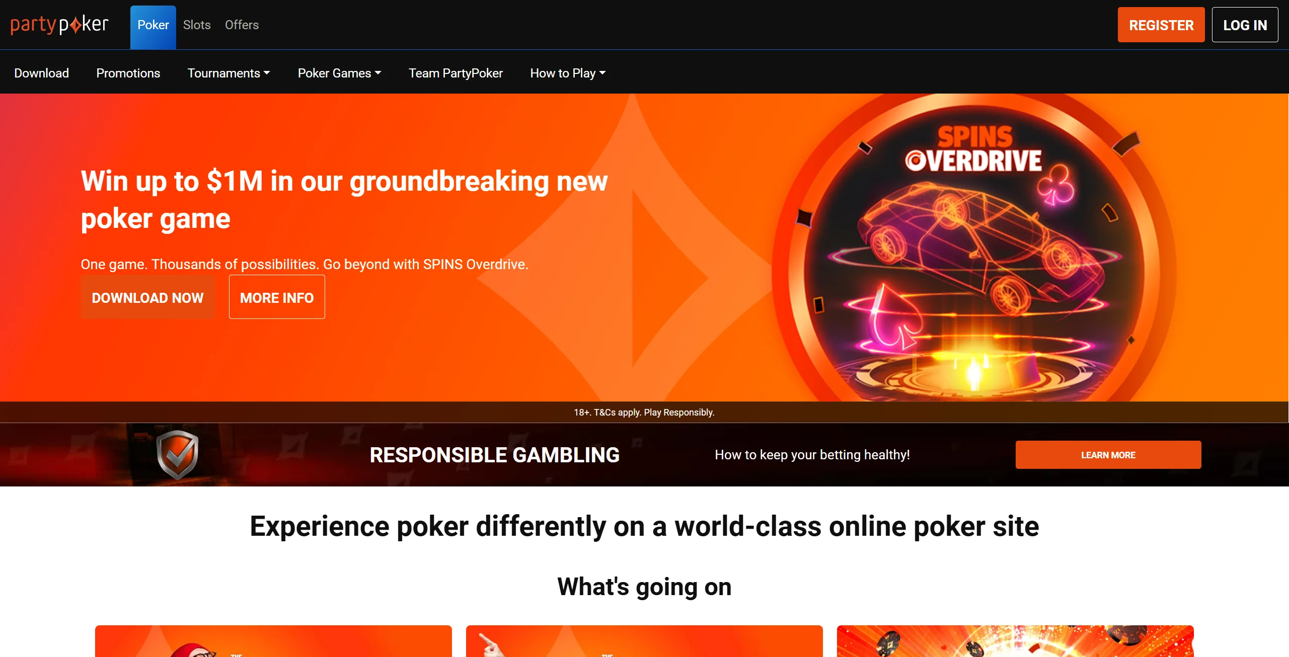 PartyPoker Room Homepage