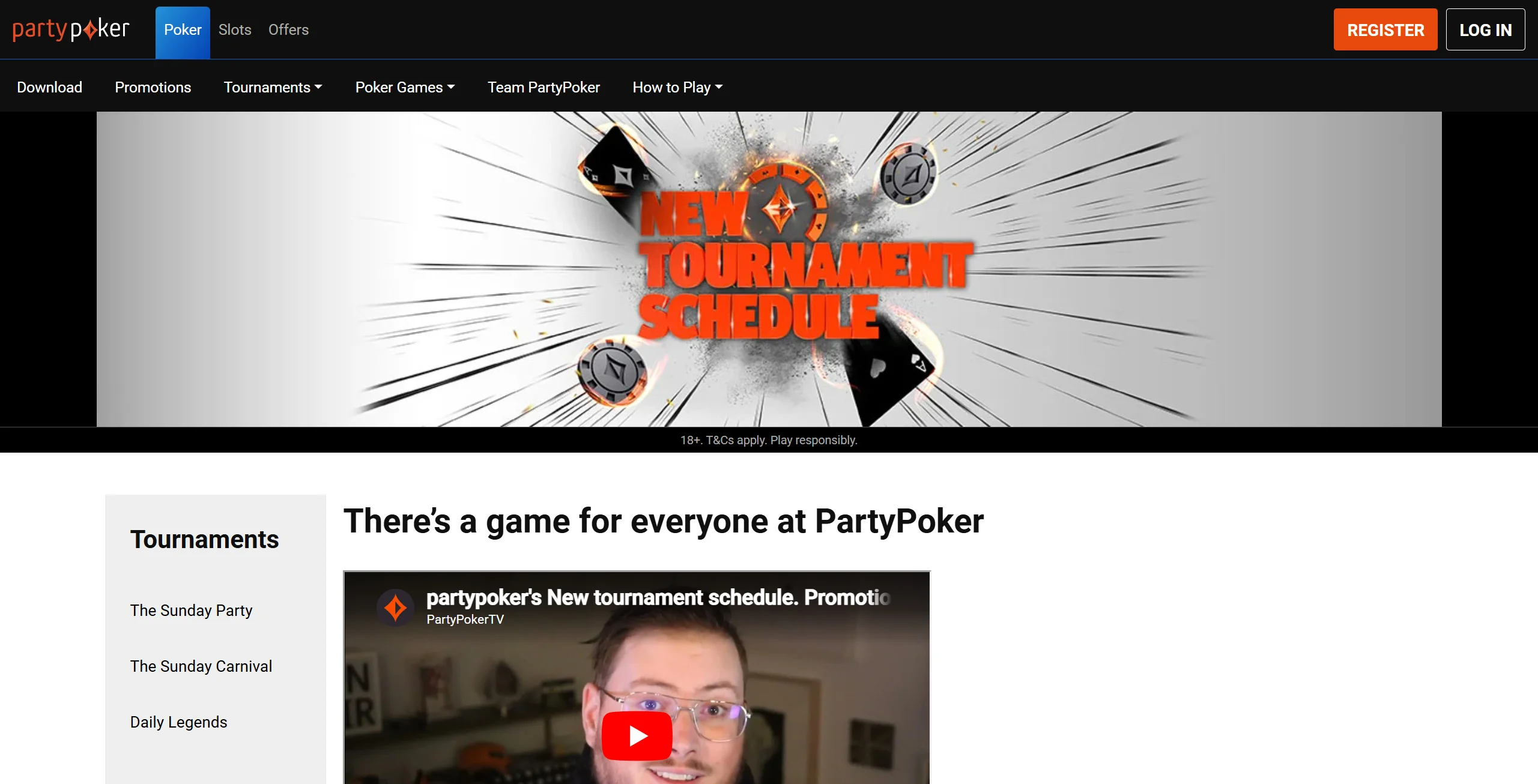 PartyPoker Room tournaments