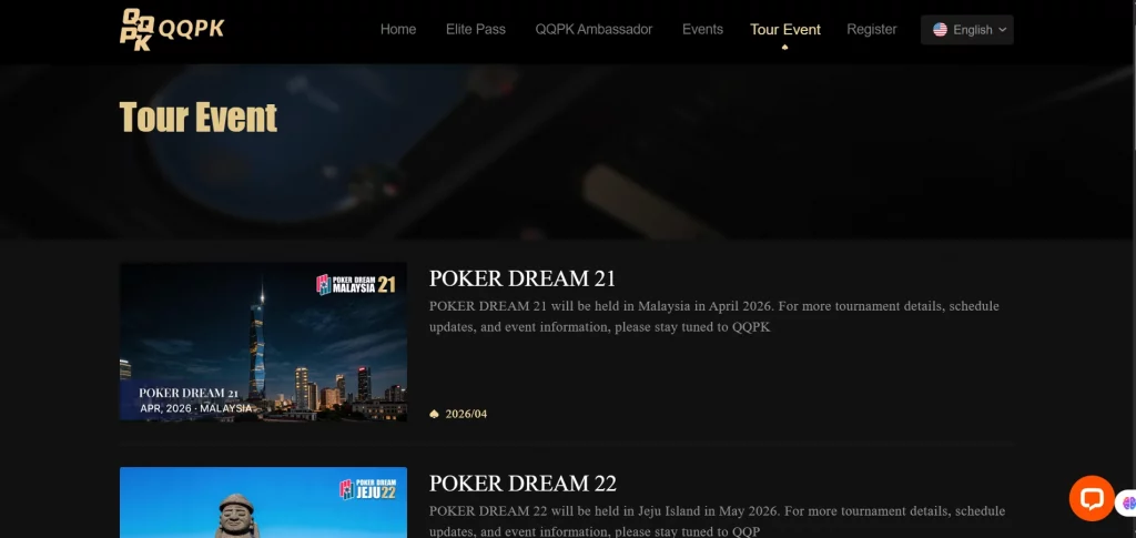 QQ Poker tournaments
