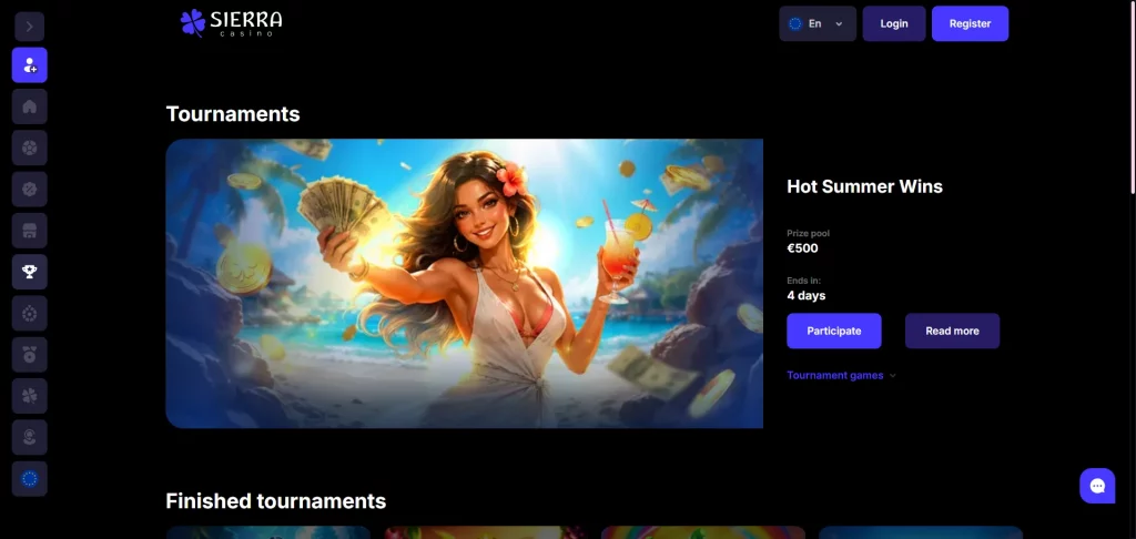 Sierra Casino tournaments