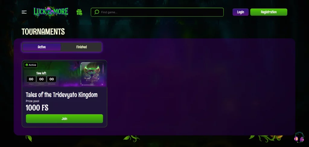 LuckMore Casino tournaments