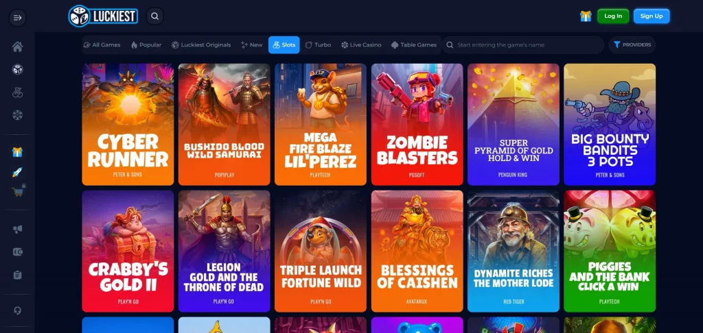 Luckiest Casino slots