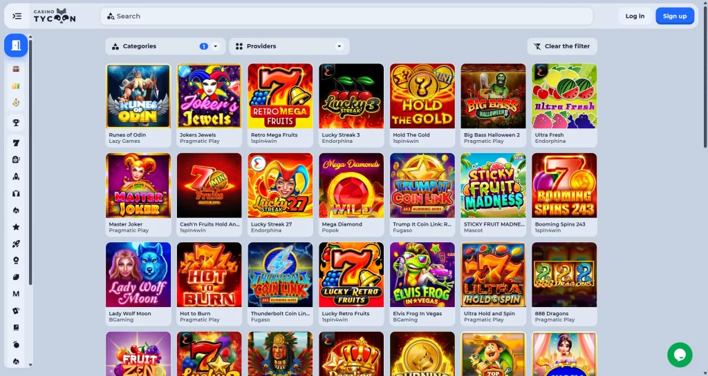 Tycoon Casino slots