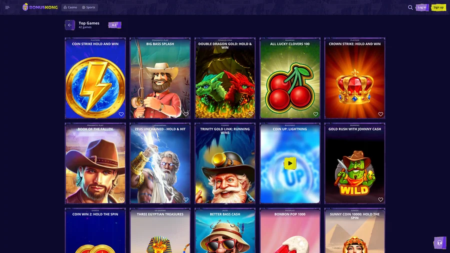 Bonuskong Casino slots